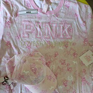 Victoria's secret PINK lOveshackfancy set small nwts